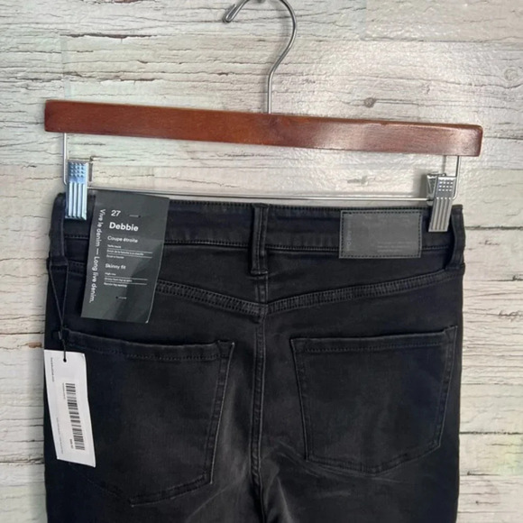 Frank + Oak Debbie skinny jean NWT black size 27 - Picture 8 of 10